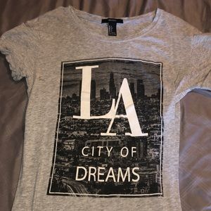 Gray forever 21 T-shirt